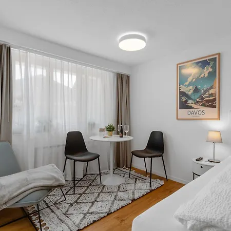 Gemuetliche 1 In Davos Naehe Der Skigebiete Davos 아파트 Wiesen